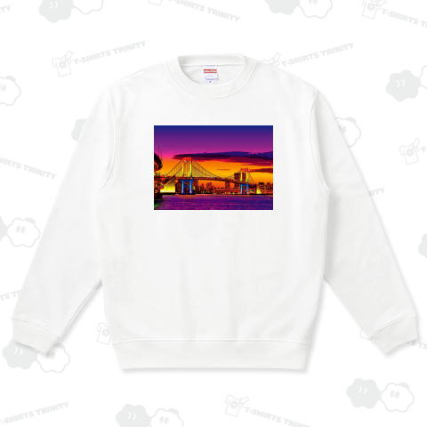 東京 夕暮れのレインボーブリッジ【作品No.710】