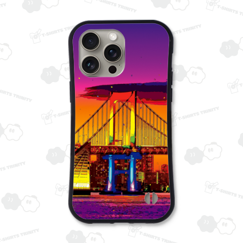 東京 夕暮れのレインボーブリッジ【作品No.710】