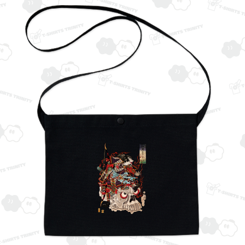 髑髏の怪 月岡芳年 和漢豪気揃より