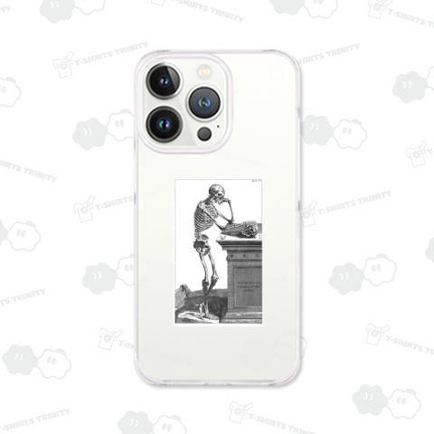 骸骨 No.1 Jan Wandelaar 石碑の横に立つ骸骨