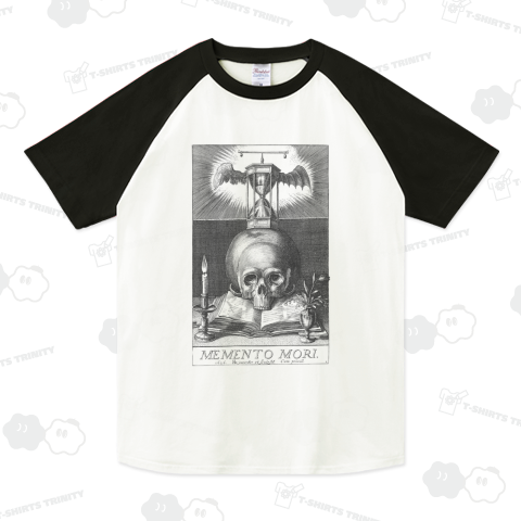 骸骨 No.2  Hendrick Hondius (I) 頭蓋骨と砂時計(メメントモリ)