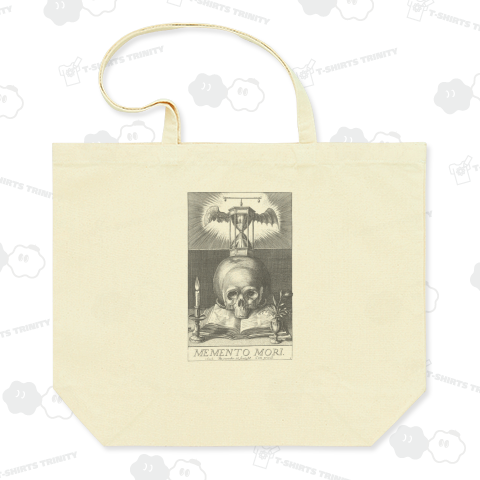 骸骨 No.2 Hendrick Hondius (I) 頭蓋骨と砂時計(メメントモリ)