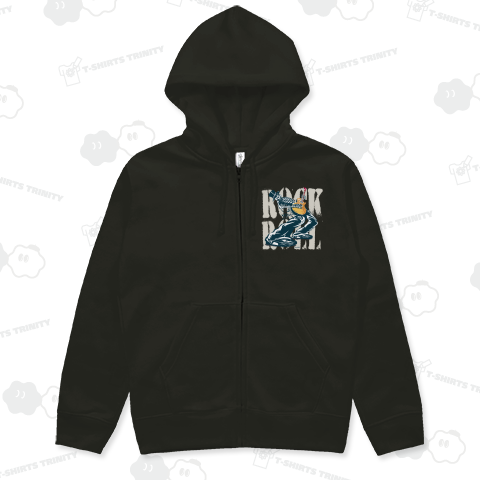 骨になってもロックンロールギタリストヴィンテージ風