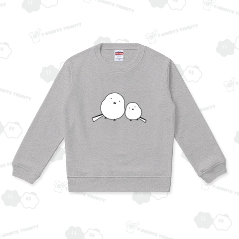 シマエナガ親子