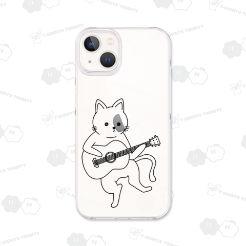 ギターを弾く猫