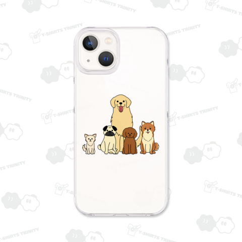 おすわりわんこ(カラー)