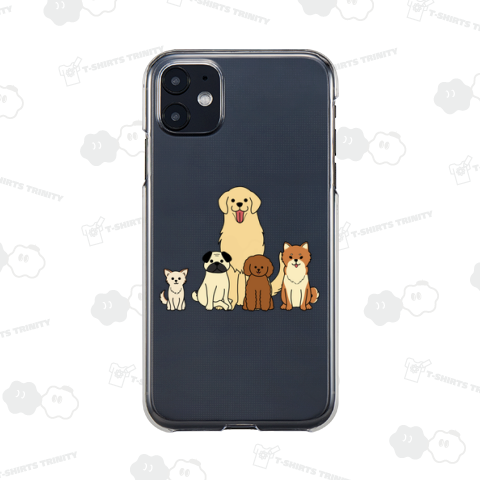 おすわりわんこ(カラー)