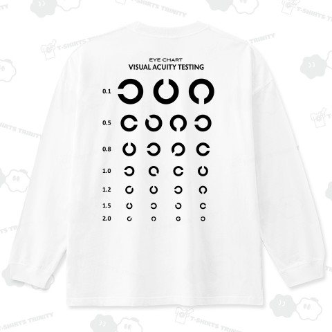[★バック] Visual Acuity Testing【視力検査表】