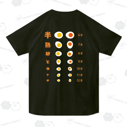 [★バック] 半熟卵とゆで卵【視力検査表】