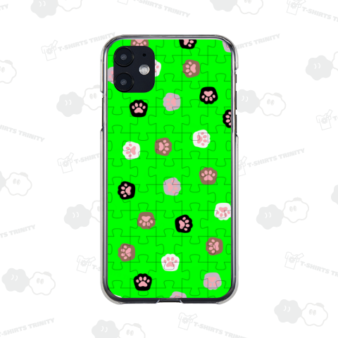 肉球祭り(ジグソーパズル)グリーン