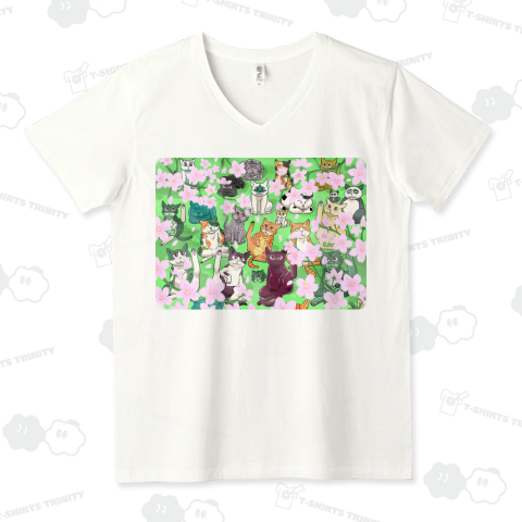 猫さん達のお花見