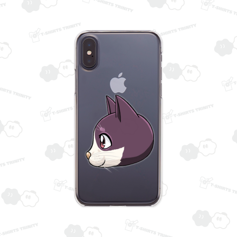 ハチワレ猫ちゃんの横顔