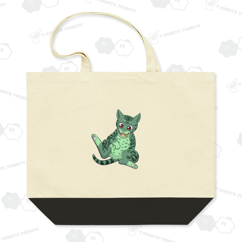 猫ちゃんただ今毛づくろい中