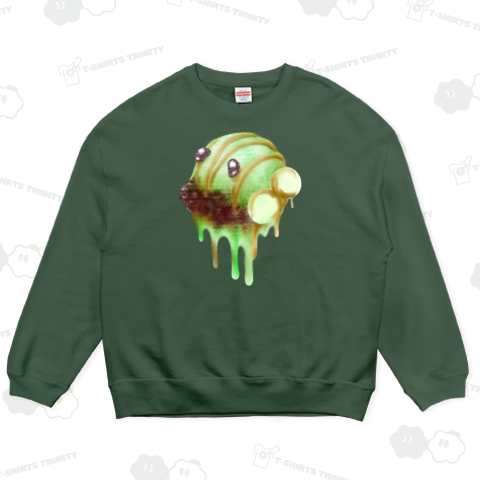 みつ豆付き 抹茶アイス あんこ 白玉 黒蜜