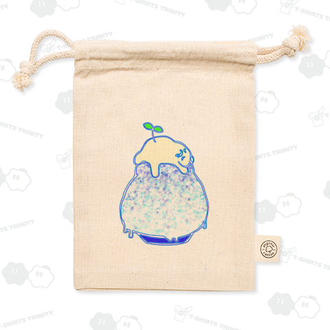 かき氷 ブルーハワイ 練乳がけ