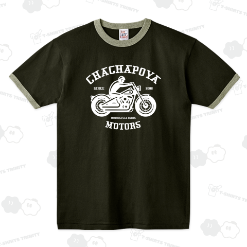 CHACHAPOYA MOTORSロゴ白