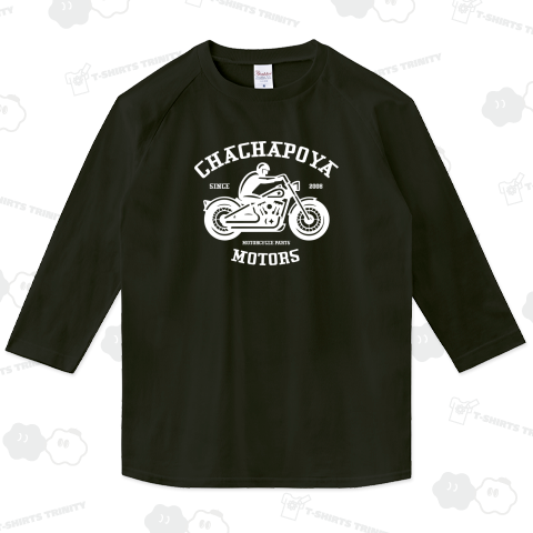 CHACHAPOYA MOTORSロゴ白