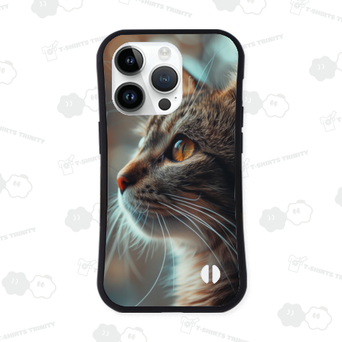 猫が見上げるその瞬間