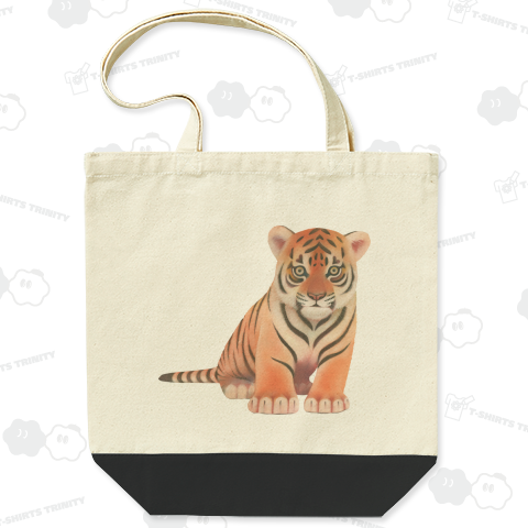 Baby Tiger 配色トートバッグ Mサイズ