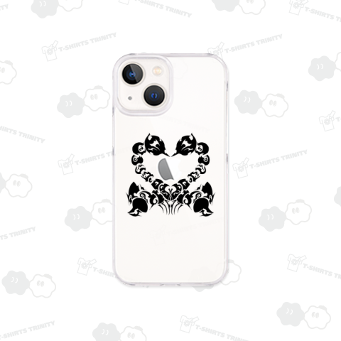 サソリxハートモチーフ・トライバル