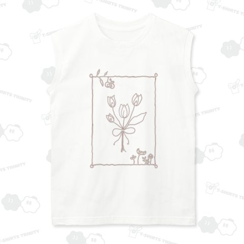 ワイヤーアート風フラワー