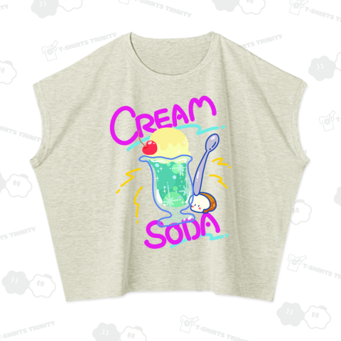 クリームソーダと食パンちゃん