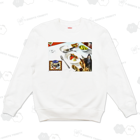 Catsらのおいしい食卓《図案位置 拡大縮小 文字入れ等 カスタマイズ可能》