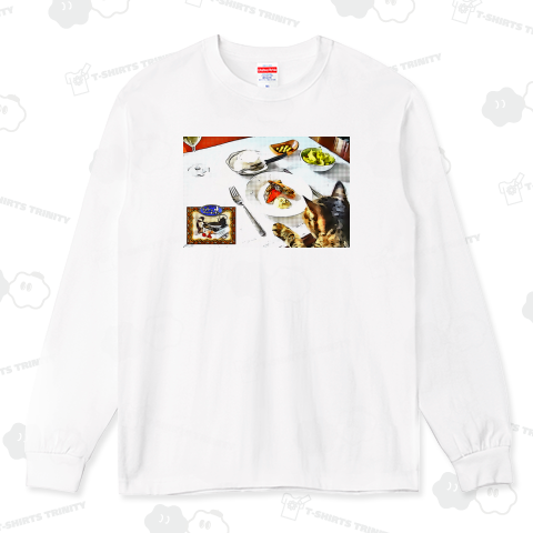 Catsらのおいしい食卓《図案位置 拡大縮小 文字入れ等 カスタマイズ可能》