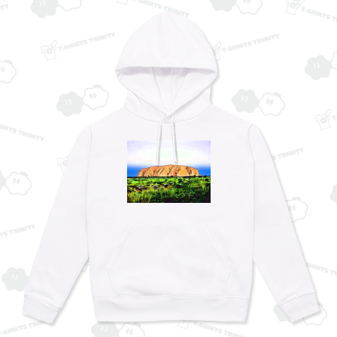 エアーズ・ロック - POP《図案位置 拡大縮小 文字入れ等 カスタマイズ可能》