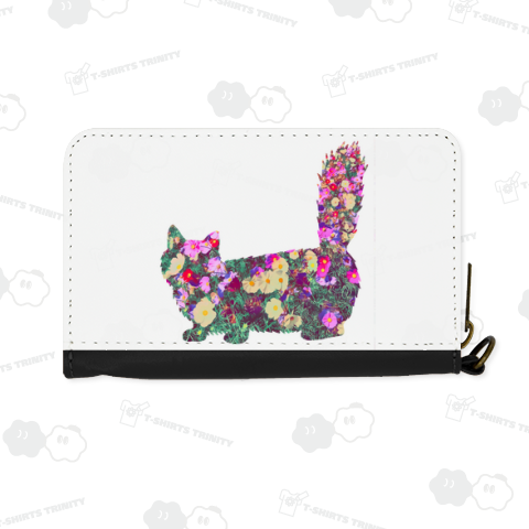 華猫 - マンチカン(長毛) 《図案位置 拡大縮小 文字入れ等 カスタマイズ可能》