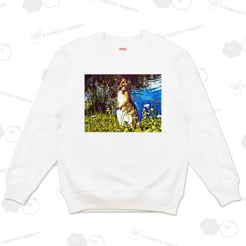 川辺のワラビー - POP《図案位置 拡大縮小 文字入れ等 カスタマイズ可能》