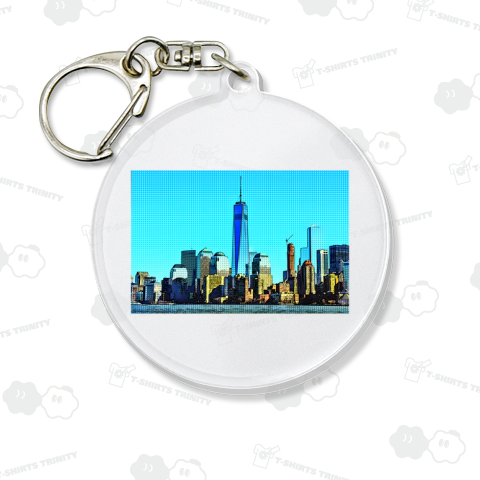 マンハッタン島 - POP《図案位置 拡大縮小 文字入れ等 カスタマイズ可能》