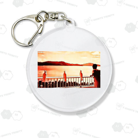 アイランド サンセット - POP《図案位置 拡大縮小 文字入れ等 カスタマイズ可能》