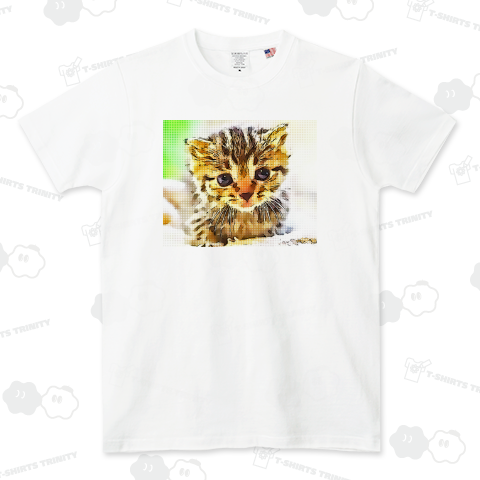 仔猫 - POP《図案位置 拡大縮小 文字入れ等 カスタマイズ可能》