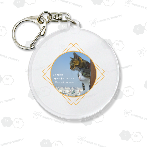 青空 Cats II - 写真《図案位置 拡大縮小 文字入れ等 カスタマイズ可能》