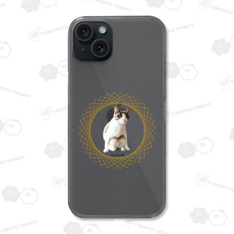 猫はしゃがむ ☆ 《図案位置 拡大縮小 文字入れ等 カスタマイズ可能》