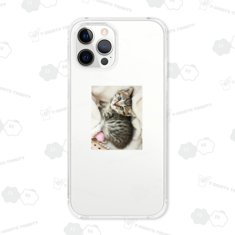 子ねこのモモ《図案位置 拡大縮小 文字入れ等カスタマイズ可能》