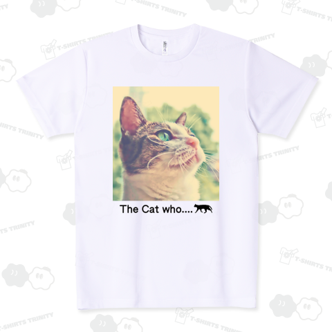 油絵風イラスト The Cat who....