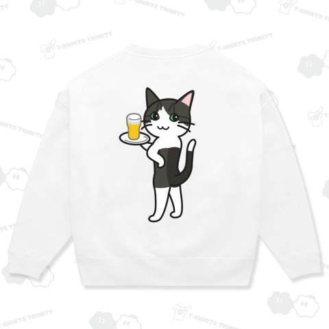 【背中プリント】バドキャット - イラスト(2025 Update)《図案位置 拡大縮小 文字入れ等カスタマイズ可能》