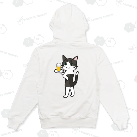 【背中プリント】バドキャット - イラスト(2025 Update)《図案位置 拡大縮小 文字入れ等カスタマイズ可能》