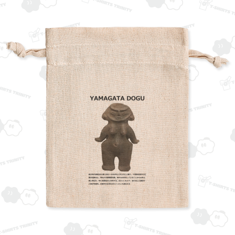 山形土偶Tシャツ(江原台遺跡Ver.)