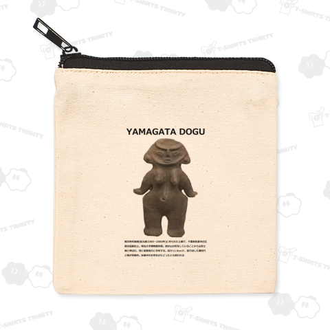 山形土偶Tシャツ(江原台遺跡Ver.)