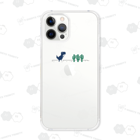 【カラー版～恐竜ゲーム Tシャツ】Google Chrome(クローム) オフラインゲーム