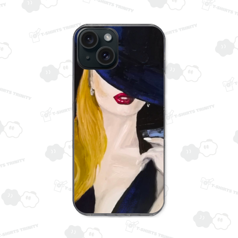 帽子を被った女性