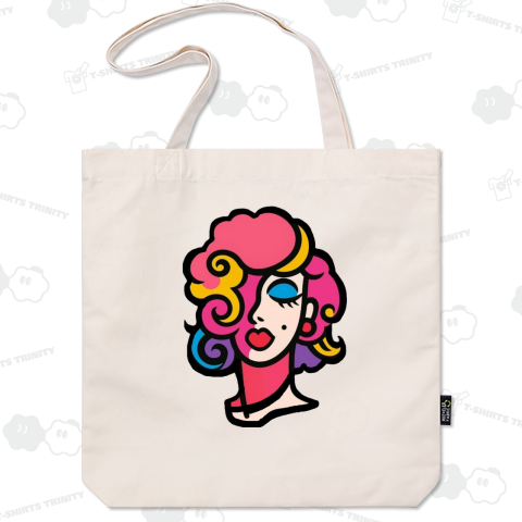 女性のポップアート