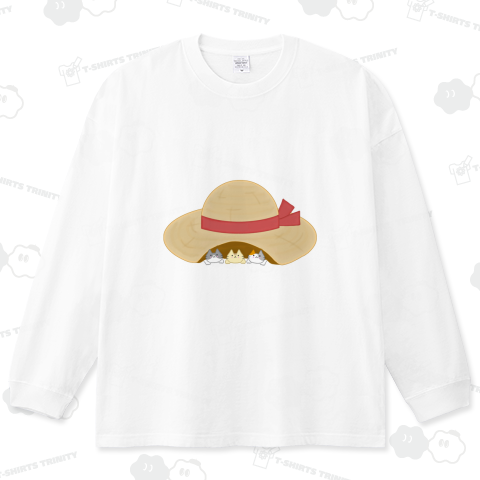 にゃんこ×麦わら帽子