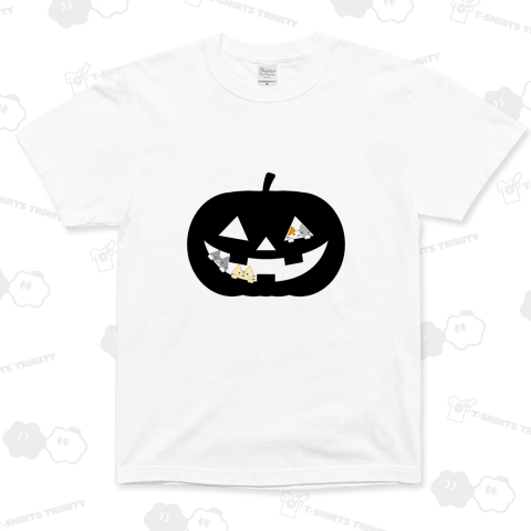 にゃんこ×かぼちゃ(シルエット)