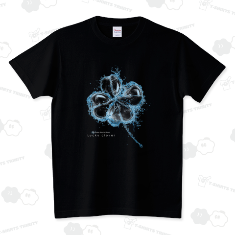 Lucky clover "Water  illustration"