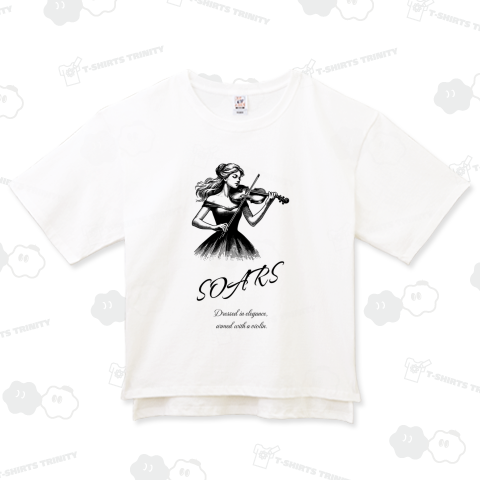 翔る エレガントに身を包み、ヴァイオリンを武器にする。