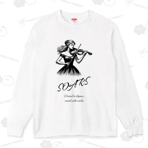 翔る エレガントに身を包み、ヴァイオリンを武器にする。